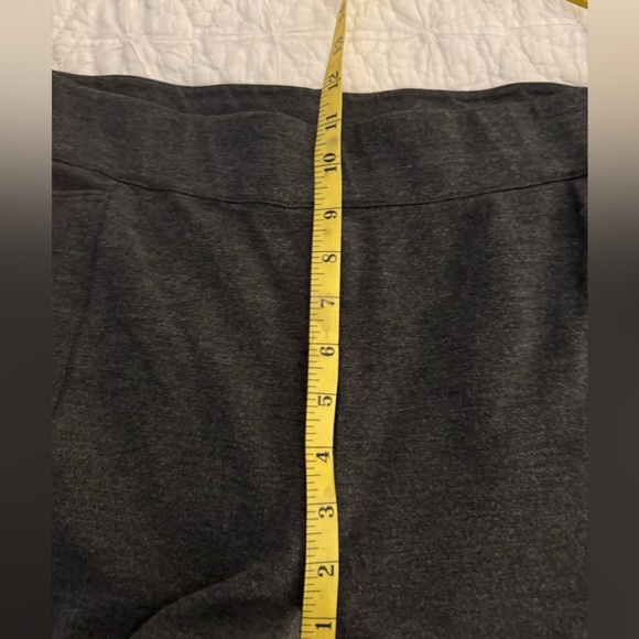 CHICOS Weekends Ankle length Pants Charcoal Gray Size 3 (XL or 16) elastic waist - Picture 4 of 12
